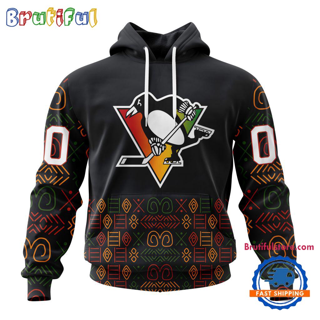 NHL Pittsburgh Penguins Special Design For Black History Month Hoodie, TShirt, Sweatshirt