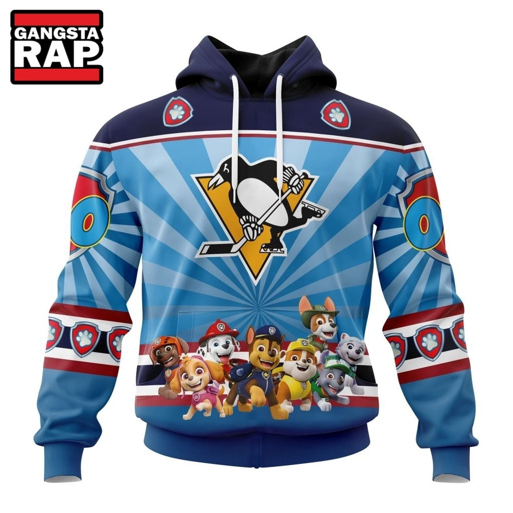 NHL Pittsburgh Penguins Special Paw Patrol Kits Hoodie, T Shirt