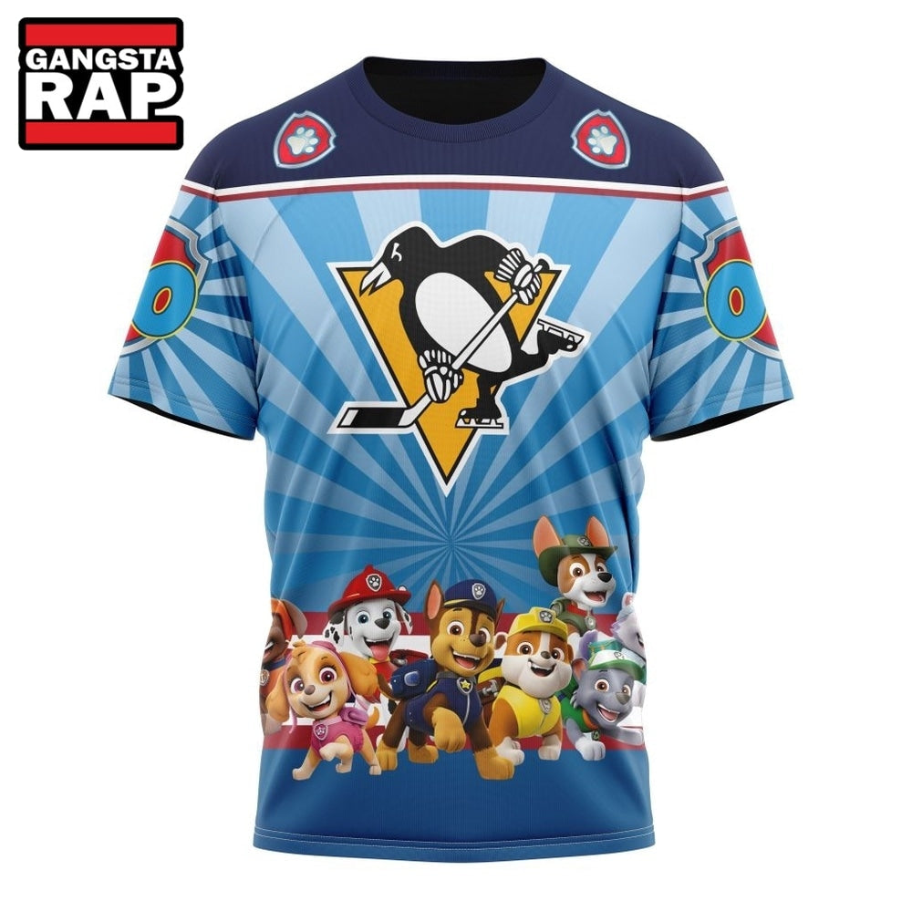 NHL Pittsburgh Penguins Special Paw Patrol Kits Hoodie, T Shirt