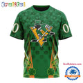 NHL Pittsburgh Penguins Special St. Patrick’s Day All Over Print Shirts