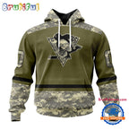 NHL Pittsburgh Penguins Special Veterans Military Appreciation Hoodie, TShirt, Sweatshirt