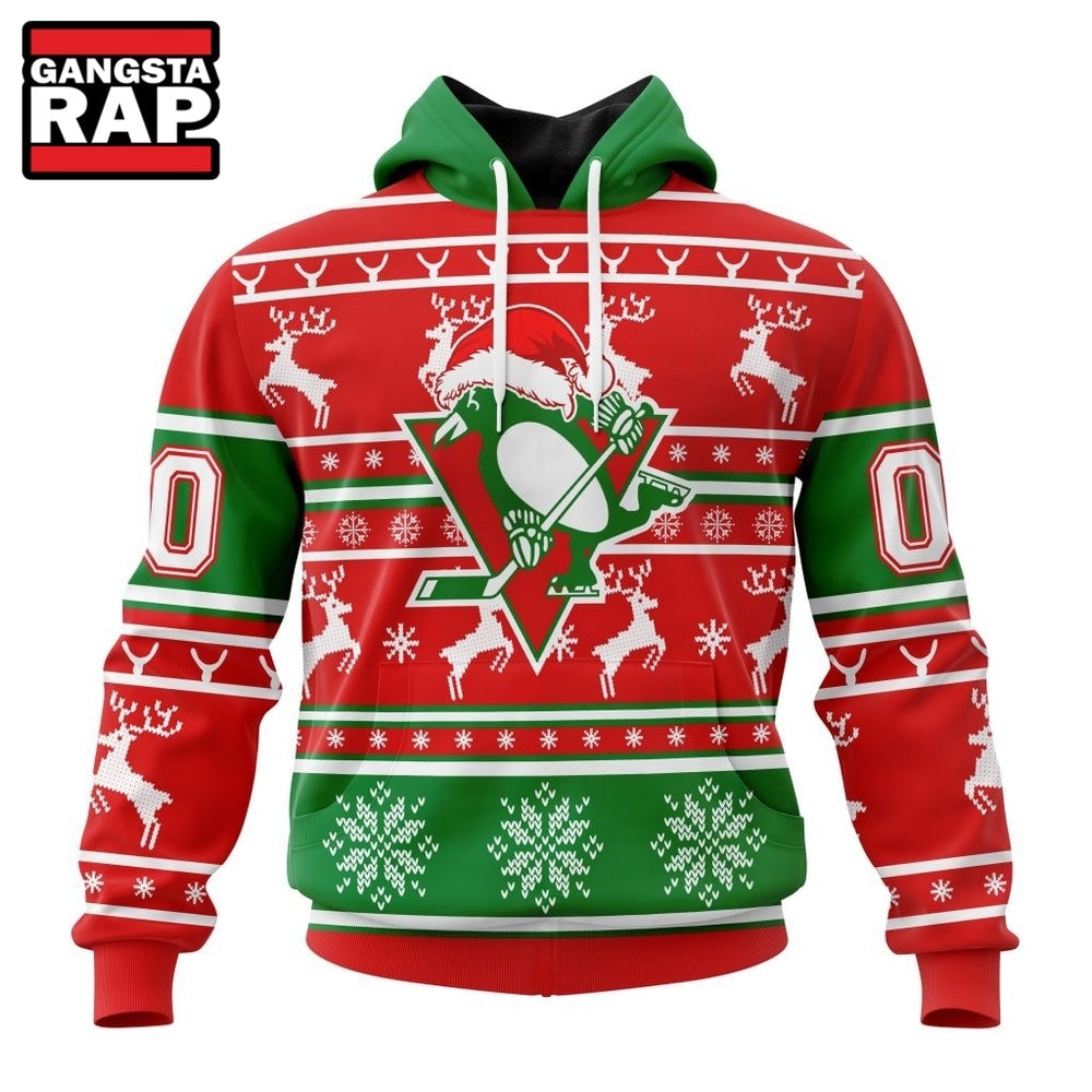 NHL Pittsburgh Penguins Specialized Unisex Christmas Is Coming Hoodie, T Shirt
