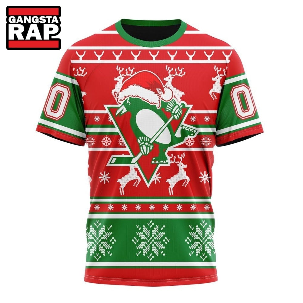NHL Pittsburgh Penguins Specialized Unisex Christmas Is Coming Hoodie, T Shirt