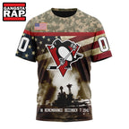 NHL Pittsburgh Penguins Specialized Unisex Kits Remember Pearl Harbor Hoodie, T Shirt