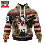 NHL Pittsburgh Penguins Specialized Unisex Kits Remember Pearl Harbor Hoodie, T Shirt
