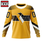 NHL Pittsburgh Penguins Specialized Unisex Kits With Retro Concepts Hoodie, T Shirt