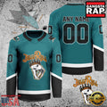 NHL Custom Name Number San Jose Sharks Jelly Roll New Design Hockey Jersey