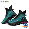 NHL San Jose Sharks Personalized Name Hockey Team Design High Top Max Soul Shoes