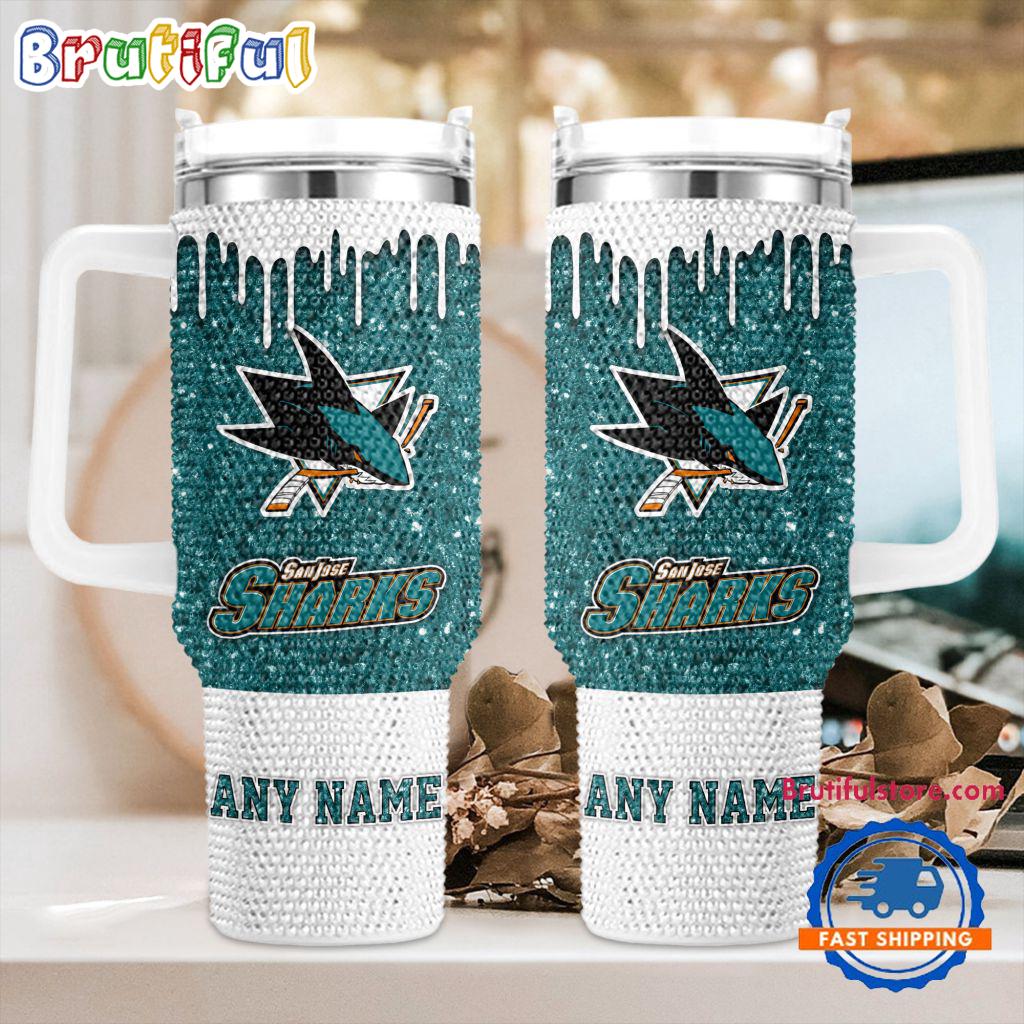 NHL San Jose Sharks Personalized Stanley Diamond Tumbler 40oz