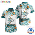 NHL San Jose Sharks Special Flower Tropical Design Hawaiian Button Shirt