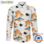 NHL San Jose Sharks Special Hockey Long Sleeve Hawaiian Design Button Shirt