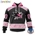 NHL San Jose Sharks Special Pink Fight Breast Cancer Art Hoodie, T Shirt, Sweatshirt