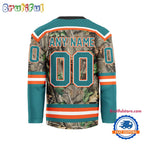 NHL San Jose Sharks Special Realtree Camo Hunting Hockey Jersey