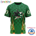 NHL San Jose Sharks Special St. Patrick’s Day All Over Print Shirts