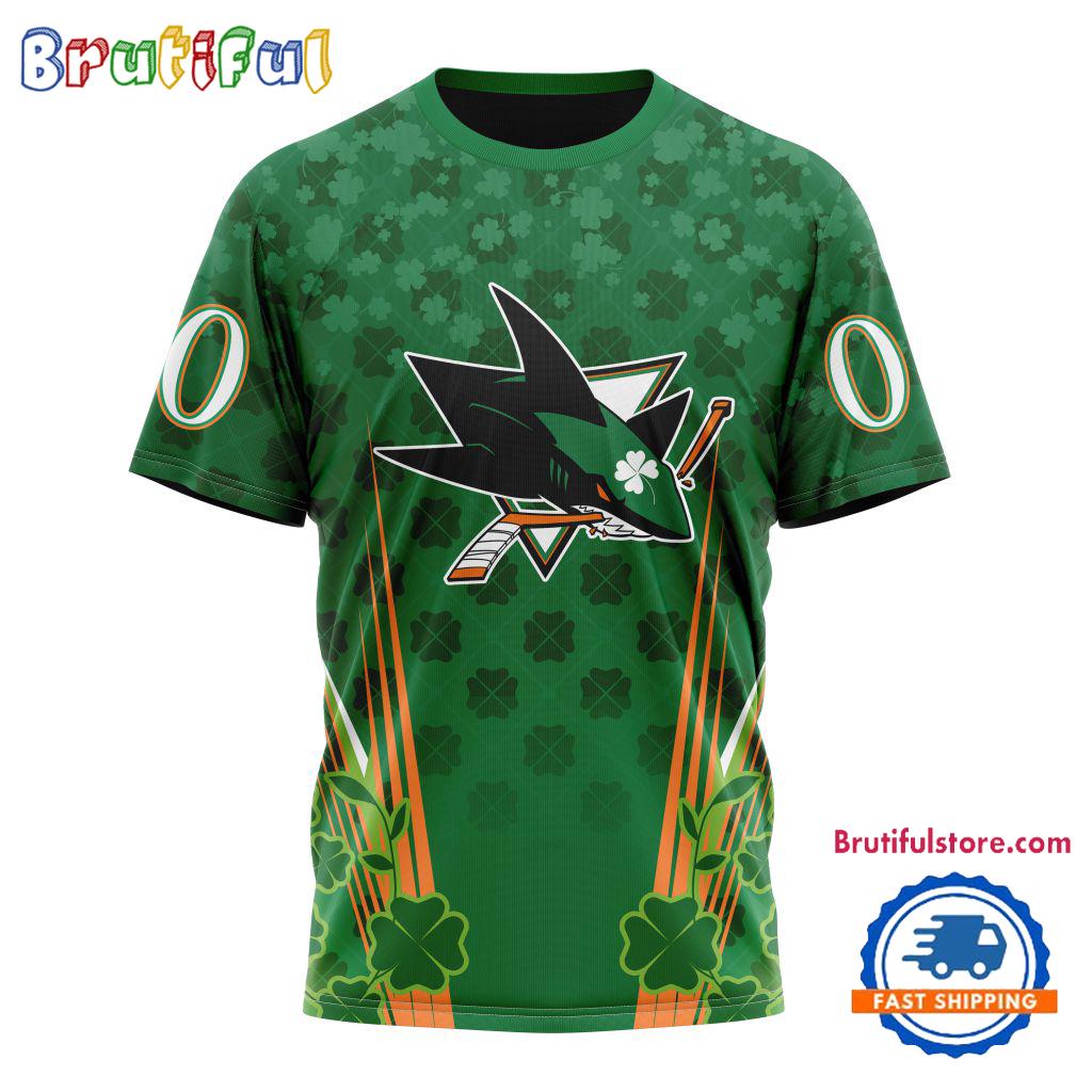 NHL San Jose Sharks Special St. Patrick’s Day All Over Print Shirts