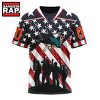 NHL San Jose Sharks Specialized Kits For Honor USS Military Hoodie, T Shirt