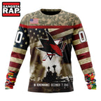 NHL San Jose Sharks Specialized Unisex Kits Remember Pearl Harbor Hoodie, T Shirt