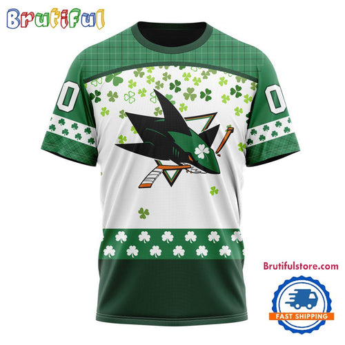 NHL San Jose Sharks St. Patrick’s Day For Hockey Fans New Design T Shirt