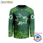 NHL San Jose Sharks St.Patrick’s Day New Design Hockey Jersey