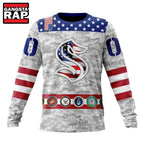 NHL Seattle Kraken Armed Forces Appreciation Design Hoodie, T Shirt