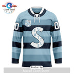 NHL Seattle Kraken Custom Heritage New Hockey Jersey