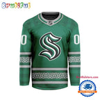 NHL Seattle Kraken For St.Patrick’s Day Limited New Hockey Jersey