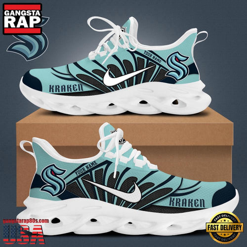 NHL Custom NameSeattle Kraken New Design 2025 Max Soul Shoes Running Sneakers