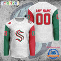 NHL Seattle Kraken Personalized Mexican Heritage Hockey Jersey