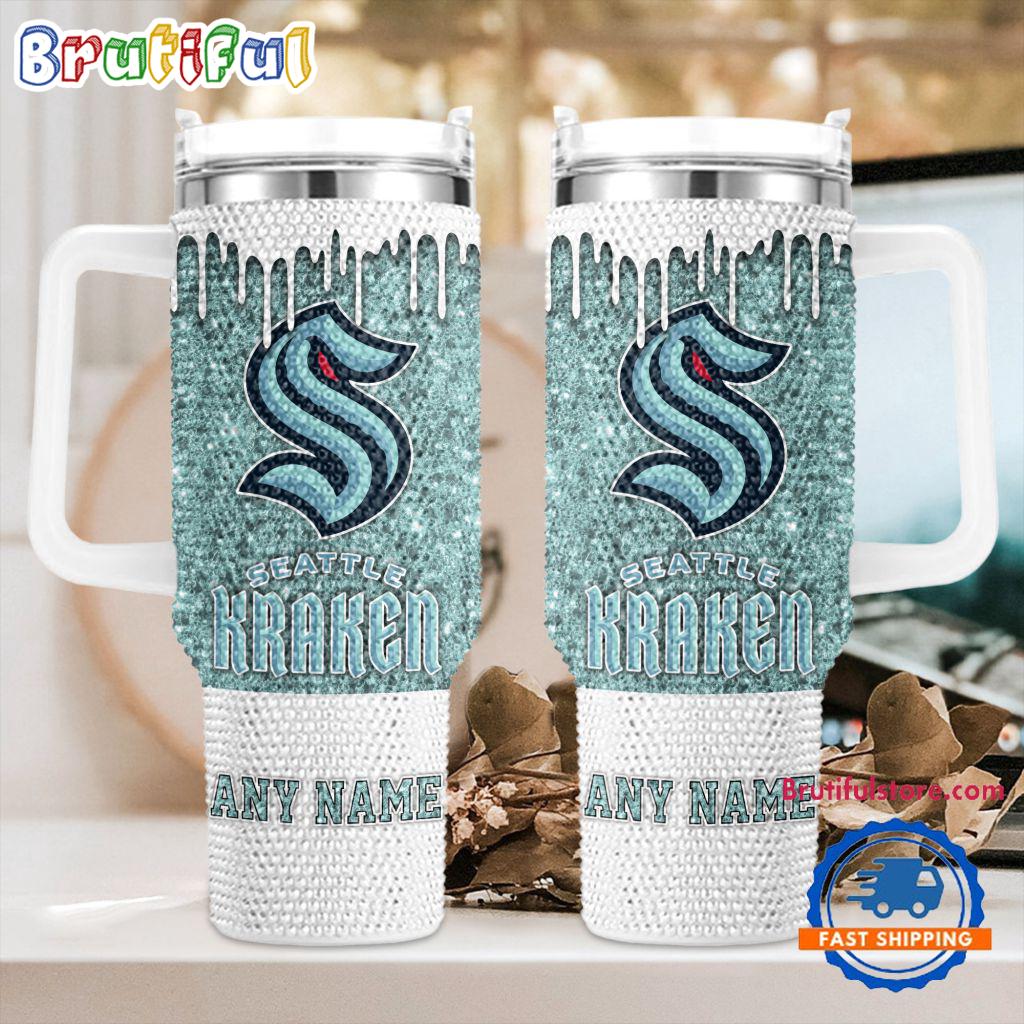 NHL Seattle Kraken Personalized Stanley Diamond Tumbler 40oz