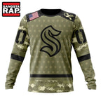 NHL Seattle Kraken Special Camo Military Appreciation Hoodie, T Shirt