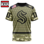 NHL Seattle Kraken Special Camo Military Appreciation Hoodie, T Shirt