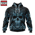 NHL Seattle Kraken Special Design Halloween With Skull Art Hoodie, T Shirt