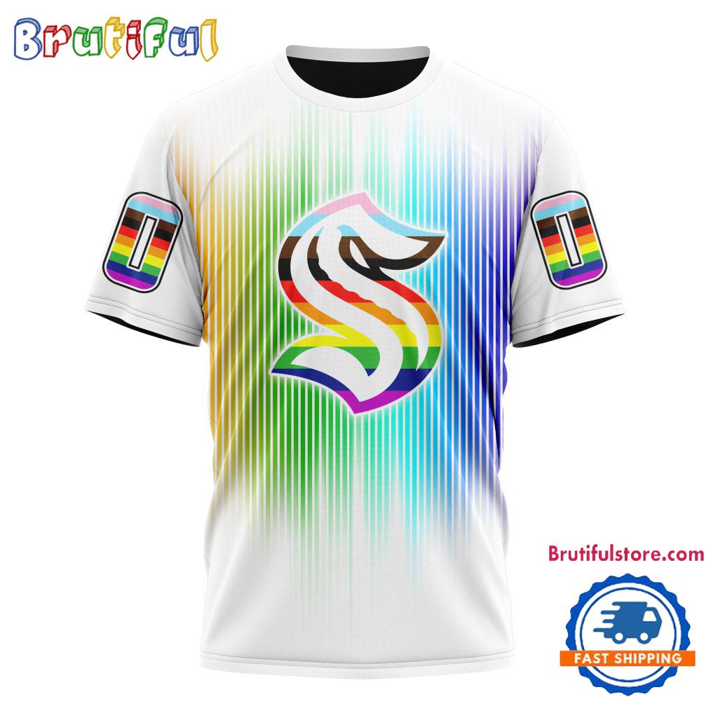 NHL Seattle Kraken Special LGBT Design For Pride Month T Shirt, Sweatshirt, Hoodie