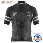 NHL Seattle Kraken Special Mono Cycling Jersey, Hockey Team Design Jersey