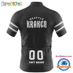 NHL Seattle Kraken Special Mono Cycling Jersey, Hockey Team Design Jersey