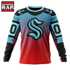 NHL Seattle Kraken Special Retro Gradient Design Hoodie, T Shirt