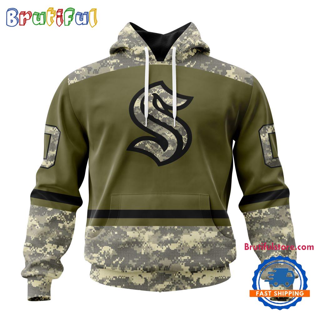 NHL Seattle Kraken Special Veterans Military Appreciation Hoodie, TShirt, Sweatshirt