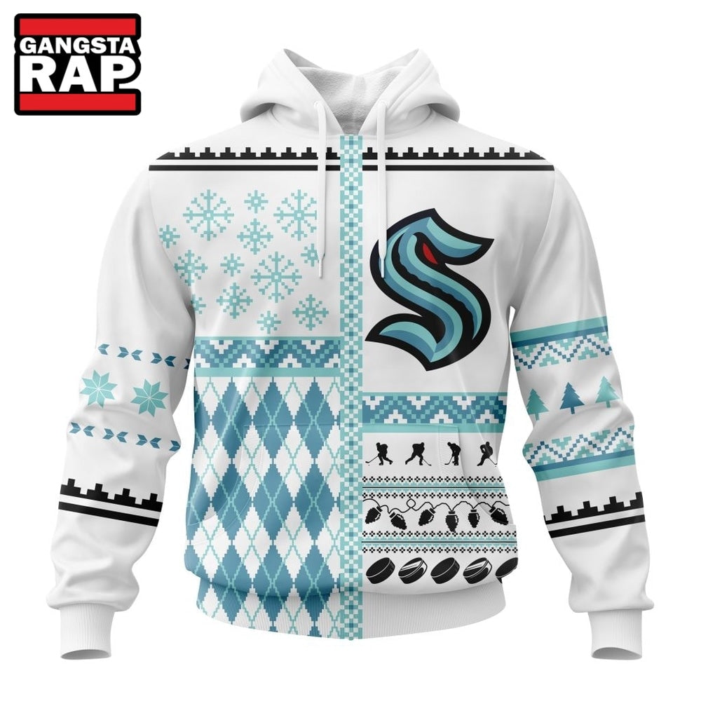 NHL Seattle Kraken Specialized Christmas Is Coming New Design Hoodie, T Shirt