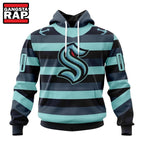 NHL Seattle Kraken Specialized Unisex Kits With Retro Concepts Hoodie, T Shirt