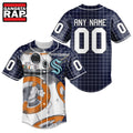 NHL Seattle Kraken x BB 8 D Star War Baseball Jersey