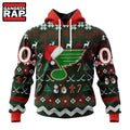 NHL St. Louis Blues Hockey Christmas Is Coming 2026 Hoodie, Hoodie T-Shirt