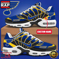 NHL Custom Name St Louis Blues New Design Air Max Plus Shoes Running Sneakers