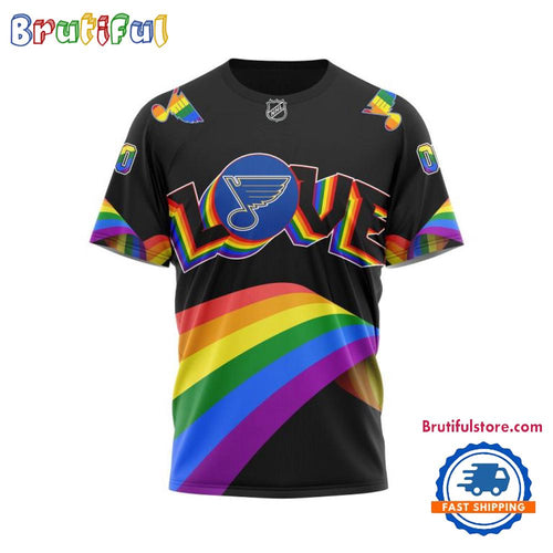 NHL St. Louis Blues Lover LGBT Pride Month Personalized T Shirt, Hoodie, Sweatshirt