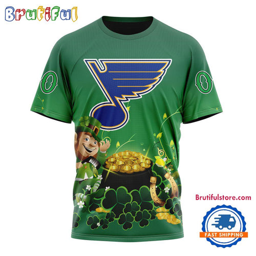 NHL St. Louis Blues Personalize St. Patrick’s Day Hockey Team T Shirt, Hoodie, Sweatshirt