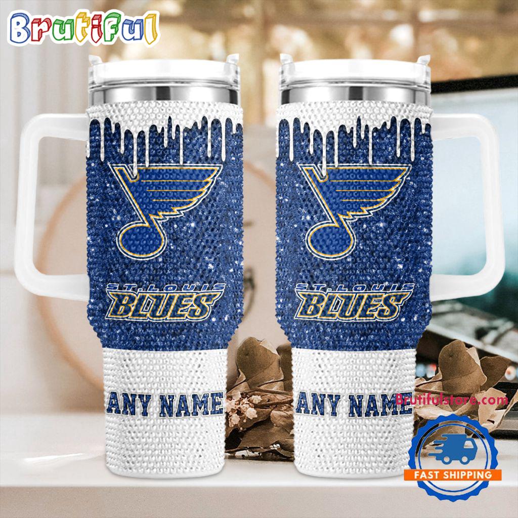 NHL St. Louis Blues Personalized Stanley Diamond Tumbler 40oz