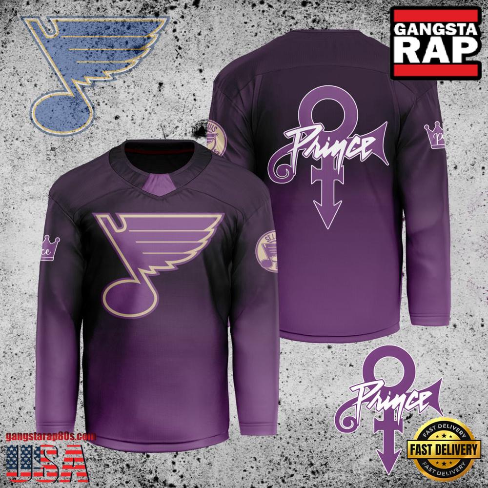NHL Custom Name Number St. Louis Blues Prince New Design Hockey Jersey