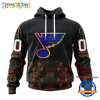NHL St. Louis Blues Special Design For Black History Month Hoodie, TShirt, Sweatshirt