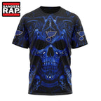 NHL St Louis Blues Special Design Halloween With Skull Art Hoodie, T Shirt