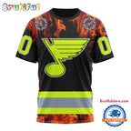 NHL St. Louis Blues Special Honoring Firefighters Design T Shirt, Hoodie, Sweatshirt