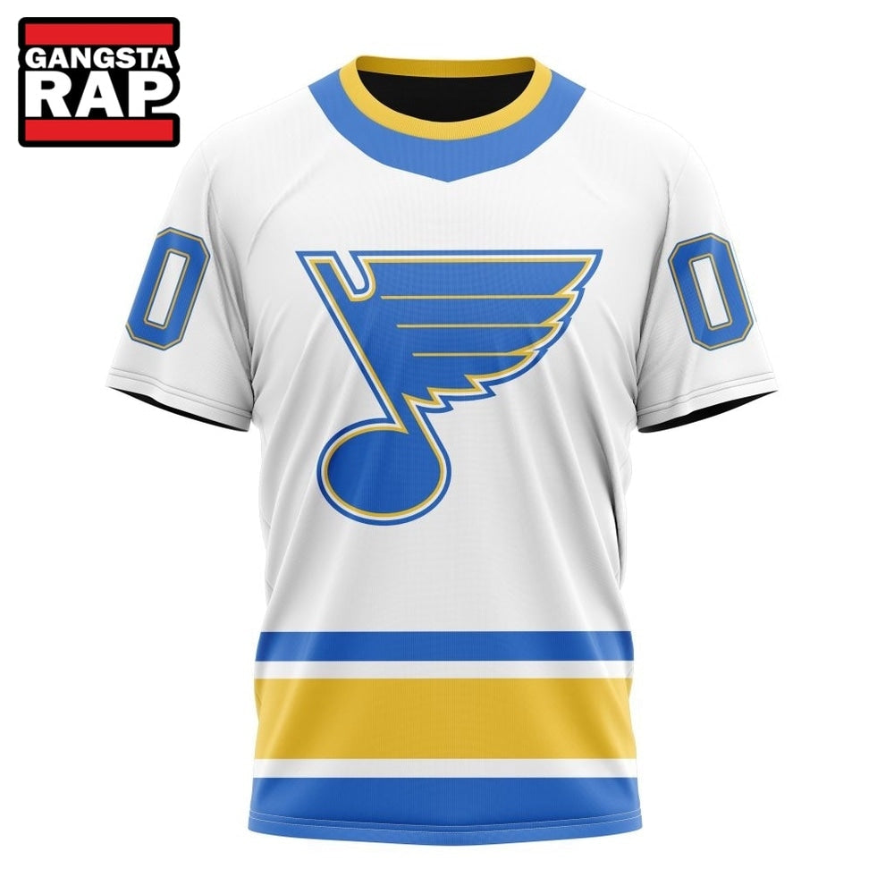 NHL St. Louis Blues Specialized Unisex Kits With Retro Concepts Hoodie, T Shirt
